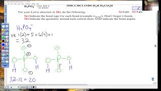 Draw the Lewis structure for dihydrogen phosphate