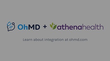 Integrating OhMD with athenahealth