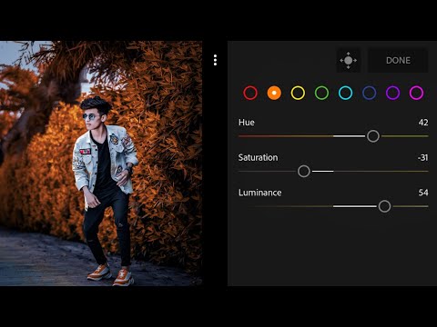 Dark Blue And Orange Tone Lightroom Photo Editing || Lightroom Orange Tone Photo Editing