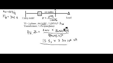3 Phase Fault Example Power PE Exam