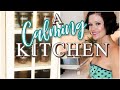 CALMING DECORATE & ORGANIZE WITH ME 2020! FARMHOUSE KITCHEN | NATURAL KITCHEN ASMR