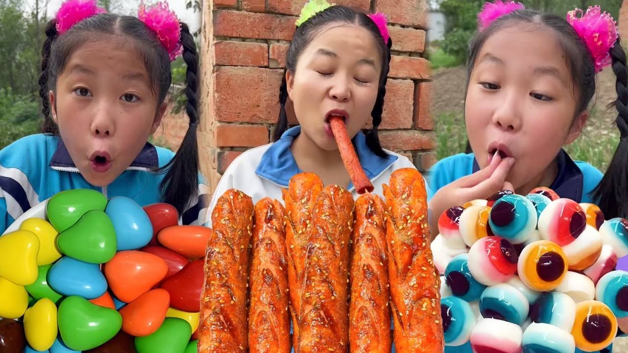 Video đồ ăn vặt Trung Quốc trên Tik Tok丨Những món ăn vặt mà hồi nhỏ mẹ không cho ăn| EP196