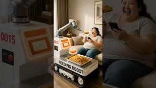 Feeding robot brings #robotics #technology #automation #future #machine #smartliving #innovation