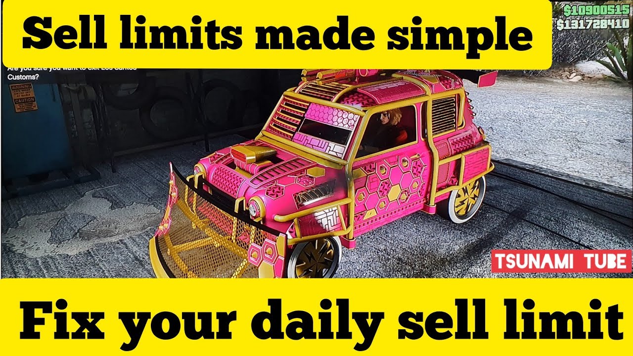 Gta 5 Stop Hitting The Daily Sell Limit! How To Fix It! How Many Can I Sell And Why Does It Happen?