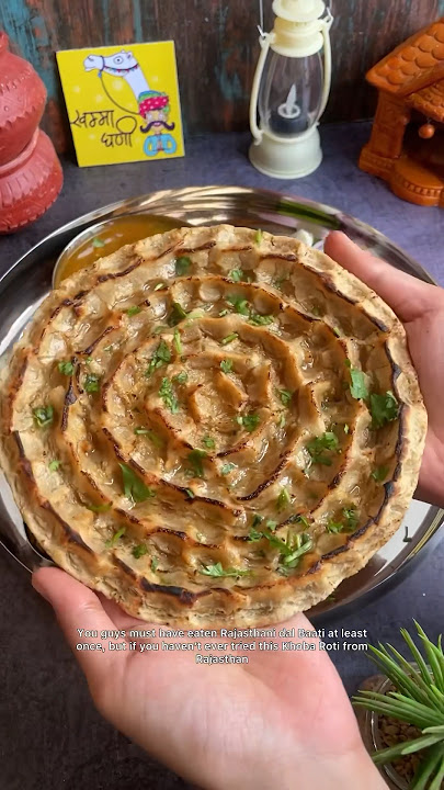 Rajasthani Khoba Roti😋😍 #khobaroti #rajasthanirecipes #dalbatichurma #lunchideas