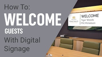 How to display Welcome Messages on any TV or display