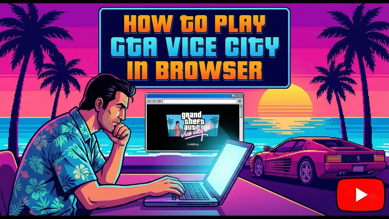 Play GTA Vice City In A Web Browser No Required YouTube 