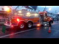 Apparatus leaving Shartlesville firemen's parade & block party 2017