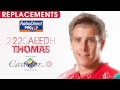 Scarlets team v Ospreys
