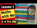 Abacus tutorial for beginners - Math and Addition- How to start with Abacus easy way |2.5 yr Toddler