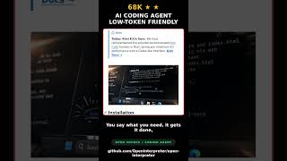 Full 68K ⭐ Low-Cost AI Coding Agent for Your Terminal News