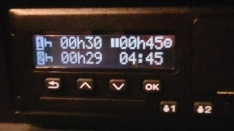 How to set tachograph time on MAN 2022 truck