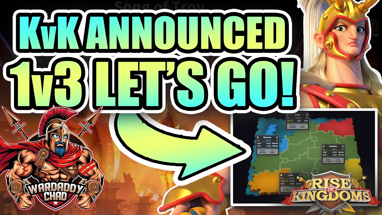 Big KvK Announced: 1v3 Let's Go [1606-3308-1079-2654] - Rise of