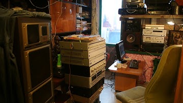 35AS1, Adcom 545, Rotel tuner/Preamp