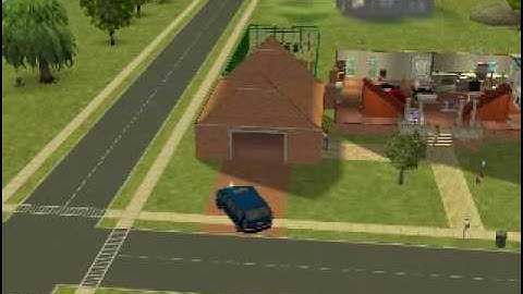 Sims 2:   Weird Car Glitch