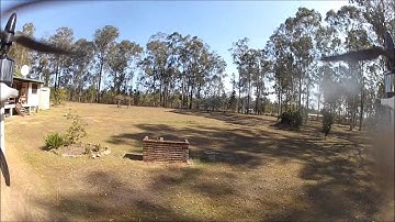 HJ F450 Multiwii Quadcopter - 1st Flight test