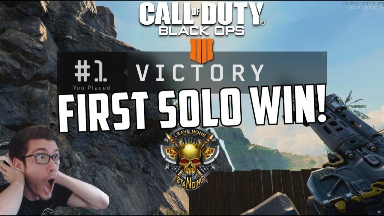 FIRST SOLO BLACKOUT WIN! - BO4 Blackout Beta - YouTube