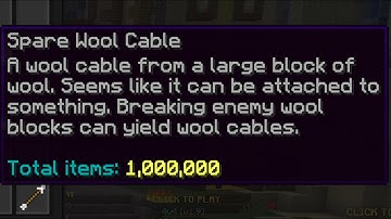 Mining 1,000,000 Spare Wool Cable...