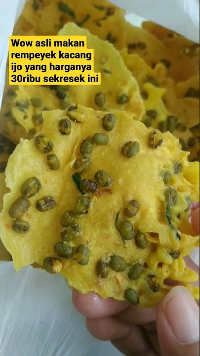 wow asli rempeyek harga 30ribu sekresek #food #shorts