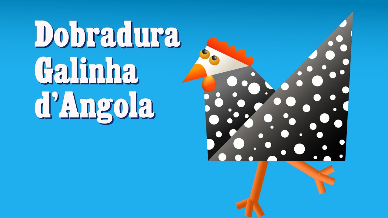 Dobradura fácil de galinha d'angola - YouTube