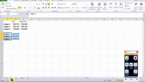 Interactive excel charts using VBA