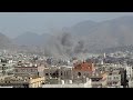 بمباران کاخ ریاست جمهوری در عدن توسط نیروهای ائتلاف بمباران کاخ ریاست جمهوری در عدن توسط نیروهای ائتلاف