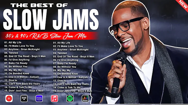 Ultimate 90s Slow Jams Songs🍷 | Boyz II Men, Gerard Levert, Usher, R. Kelly, Aaliyah, Joe & More