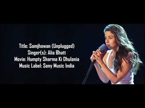 Samjhawan ki - (Alia Bhatt) Lyrical