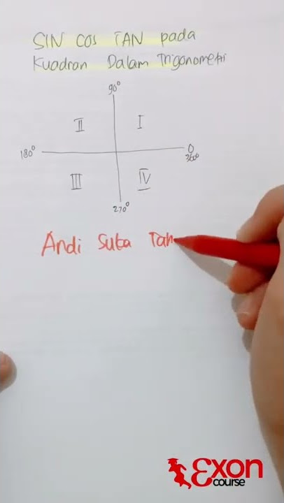 SIN COS TAN KUADRAN TRIGONOMETRI - HAFAL CEPAT #AndiSukaTahuCampur