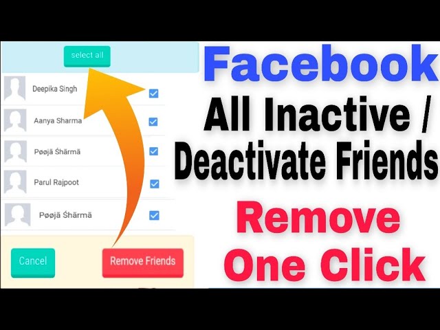 How to Delete All of Your Inactive or Unwanted Facebook Friends