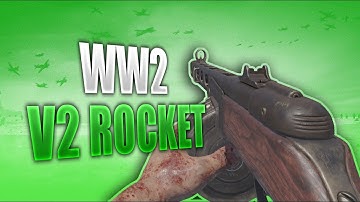COD WW2 HIDDEN KILLSTREAK! V2 ROCKET NUKE GAMEPLAY!! MY FIRST NUKE!!