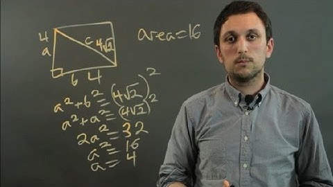 The Area of a Square Using the Pythagorean Theorem : Teaching Geometry & the Pythagorean Theorem