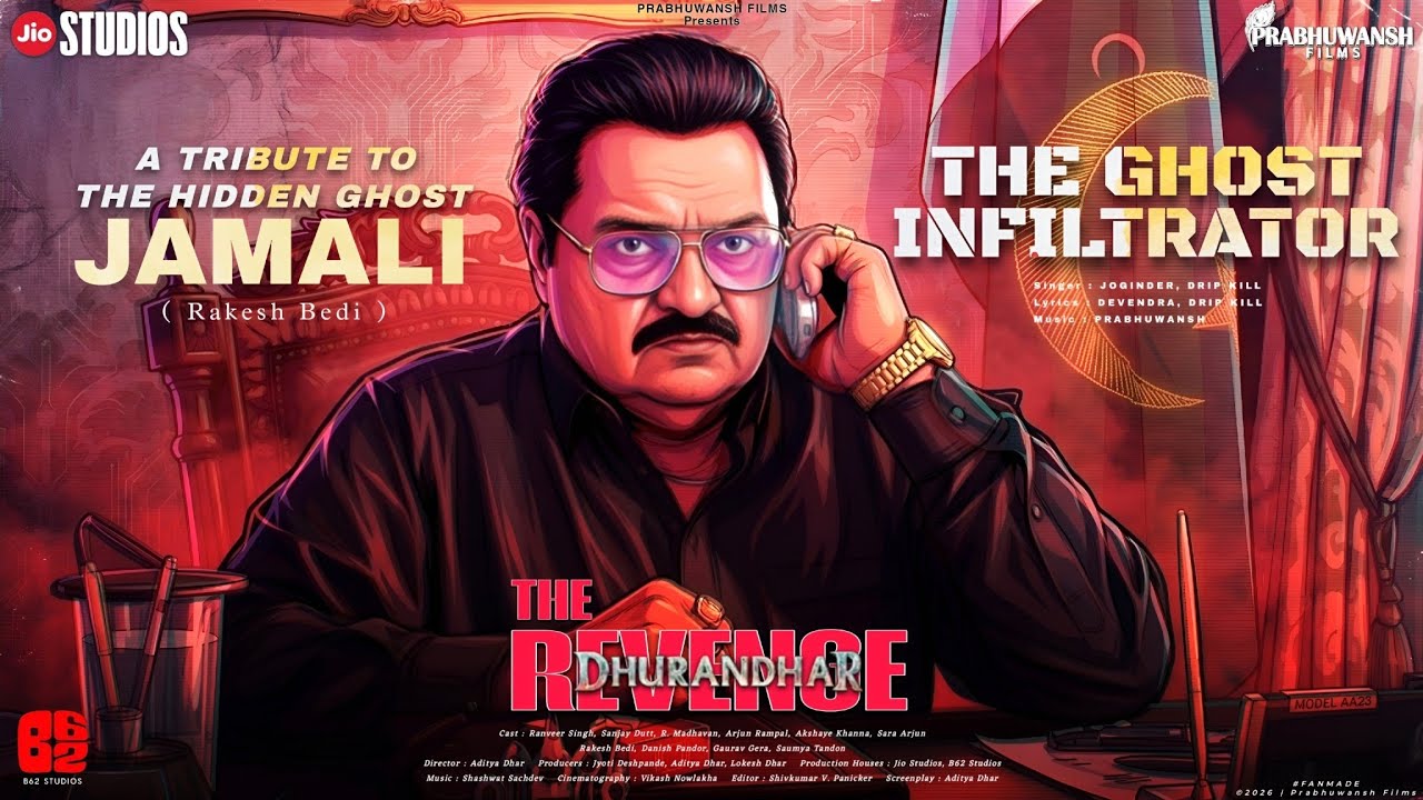 Watch The Ghost Infiltrator – Jameel Jamali Anthem | Dhurandhar The Revenge | Ranveer Singh | Rakesh Bedi on YouTube Watch The Ghost Infiltrator – Jameel Jamali Anthem | Dhurandhar The Revenge | Ranveer Singh | Rakesh Bedi on YouTube