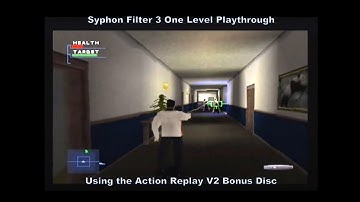 Syphon Filter 3 One Level Playthrough using the Action Replay V2 Ps2 Bonus Disc for Ps1 :D #Ps1 #Sub