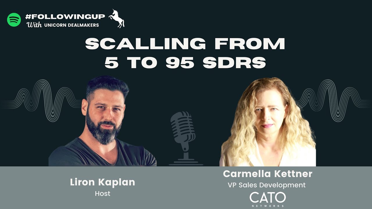 Scaling from 5 to 95 SDRs: Liron Kaplan with Carmella Kettner, Cato Networks
