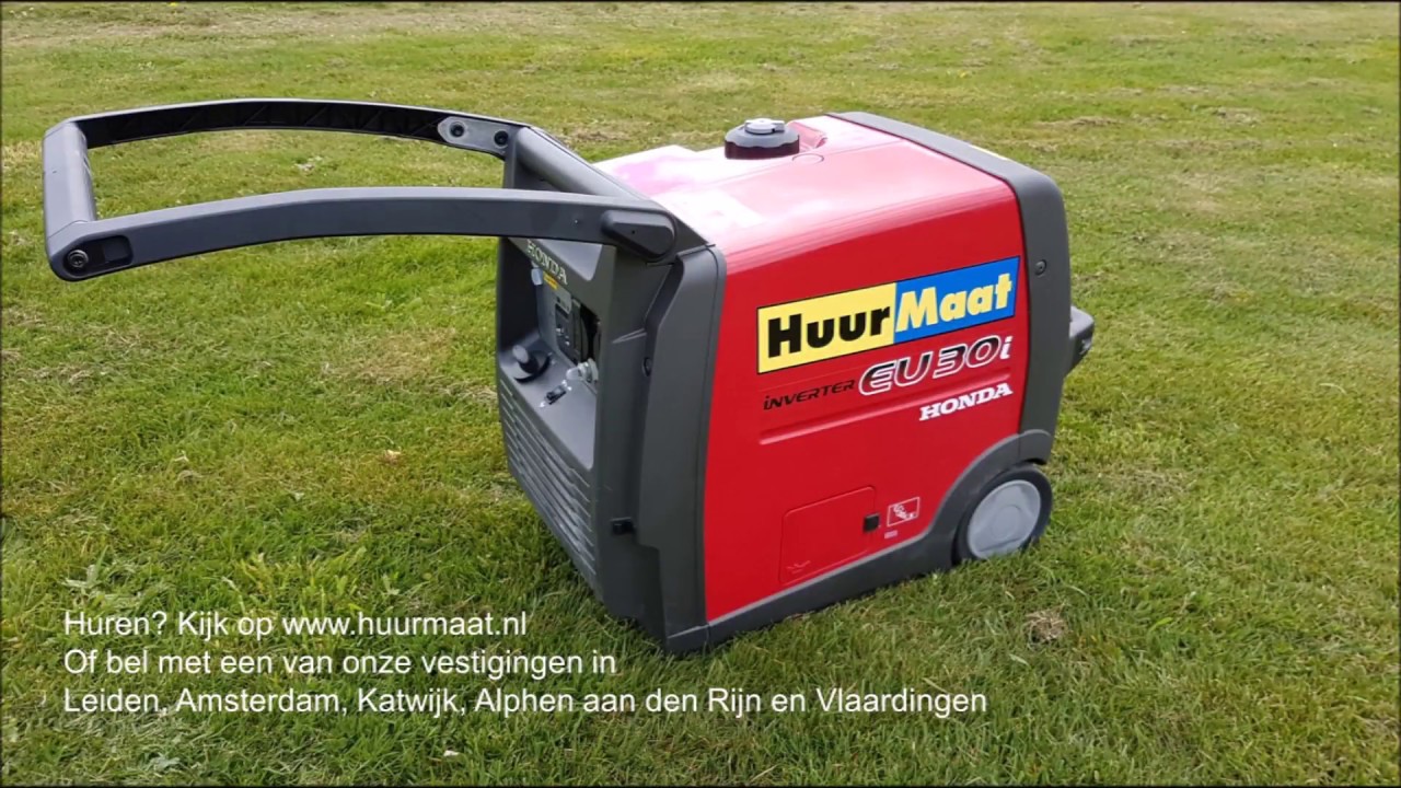 Huur de Honda EU30i generator bij HuurMaat