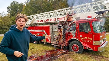 We might have to SCRAP the FIRE TRUCK...