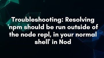 Troubleshooting: Resolving 