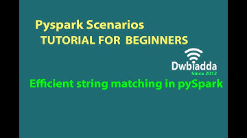 Efficient string matching in pySpark | Pyspark questions and answers