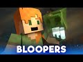Mineshaft: BLOOPERS - Alex and Steve Life (Minecraft Animation)