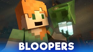 Mineshaft: BLOOPERS - Alex and Steve Life (Minecraft Animation)