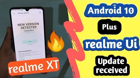 Realme XT official Android 10 and realme UI Update | realme XT C.01 realme UI Update |