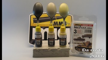 Ammo by Mig Jimenez - DAK Colors Smart Set - Review by Da Costa
