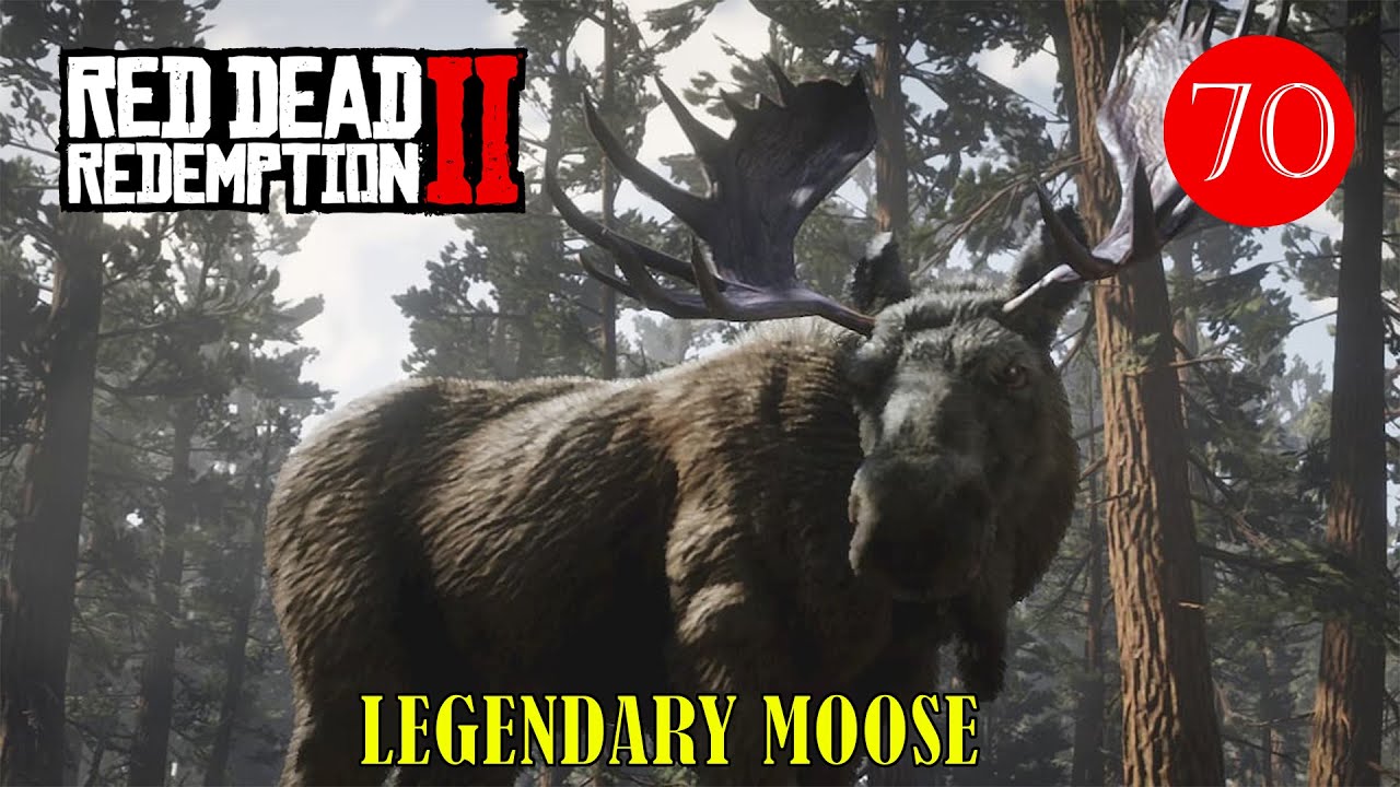 Arthur Killed Legendary Moose | Red Dead Redemption 2 | Part 70 | No ...