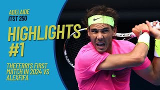 TheFerri (Nadal) VS alexfifashniy_liss (Medvedev) R16 | Adelaide 2024 Highlights