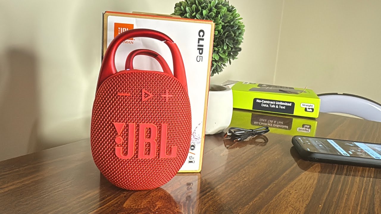 JBL clip5 赤 新品未使用 (二つ) JBL Bluetooth対応ポータブルスピーカー JBL CLIP 5