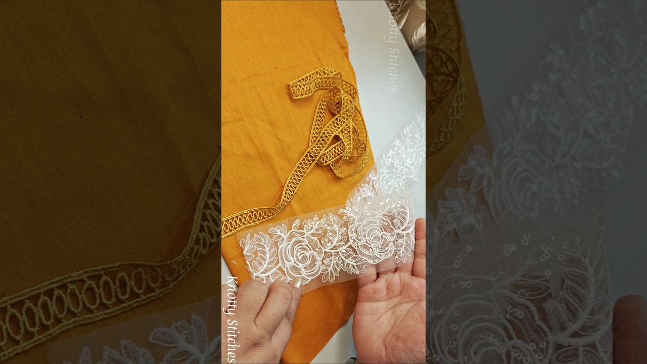 Make this Trendy design for Trouser with Easy Sewing tricks #shorts