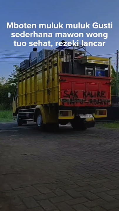 mboten muluk muluk Gusti