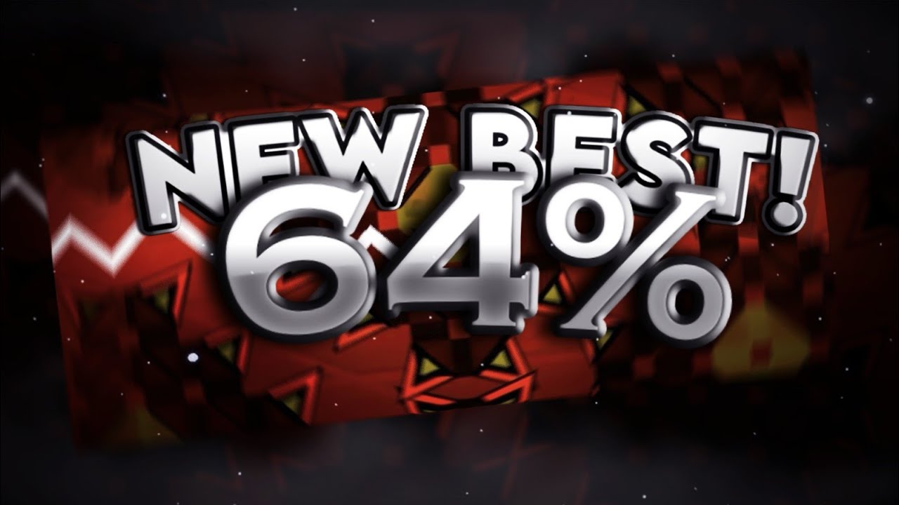 [60 hz, 240 fps] Im Blind 64% // Extreme Challenge // Geometry Dash