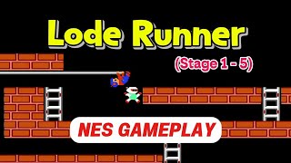 Lode Runner (Stage 1-5)